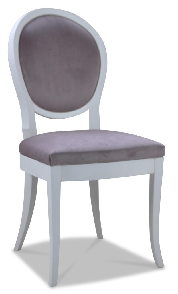 PAULINE laque blanc neige tissu brunei 31