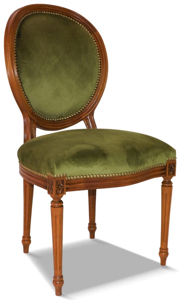 LAURENCE teinte CH patiné tissu brunei 43 option clou à clou