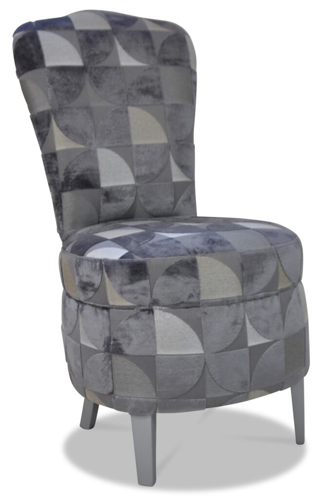 MAUD laque gris maud tissu oregon