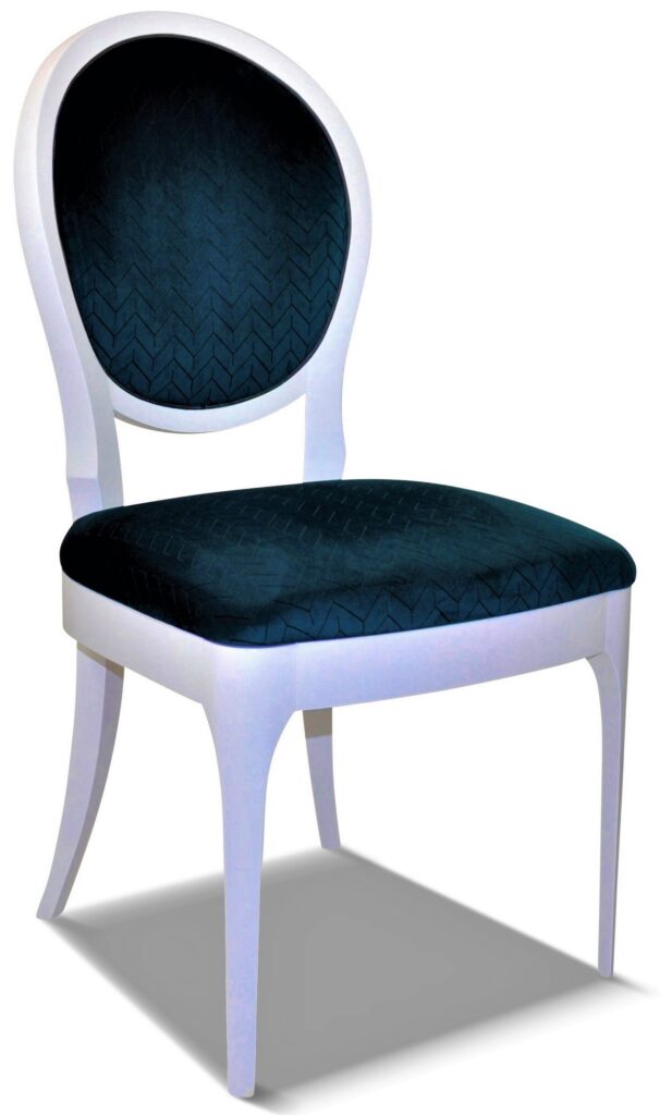 PAULINE pied fuseau laque blanche tissu gen 13