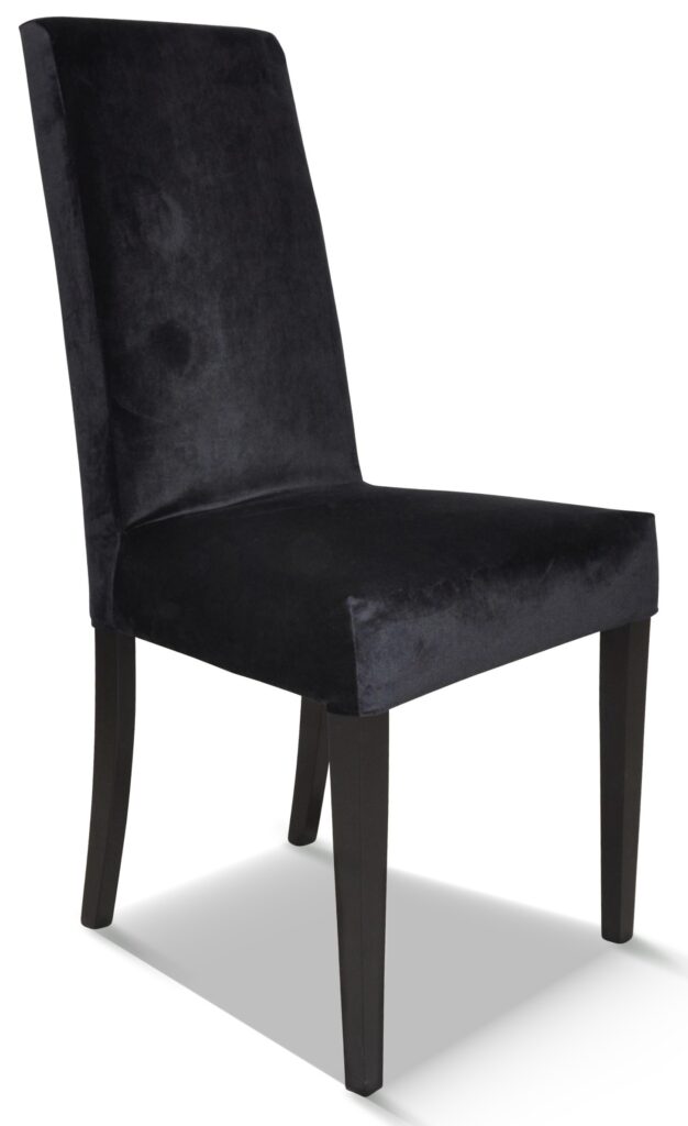 HONORINE laque noire tissu brunei