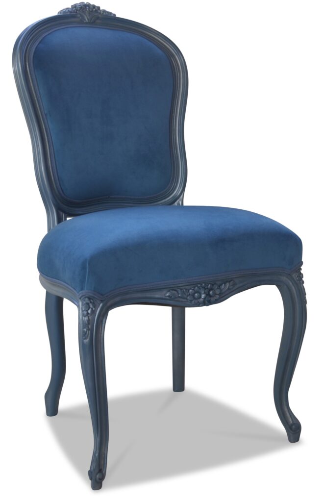 NOÉMIE laque bleu métal tissu brunei 35