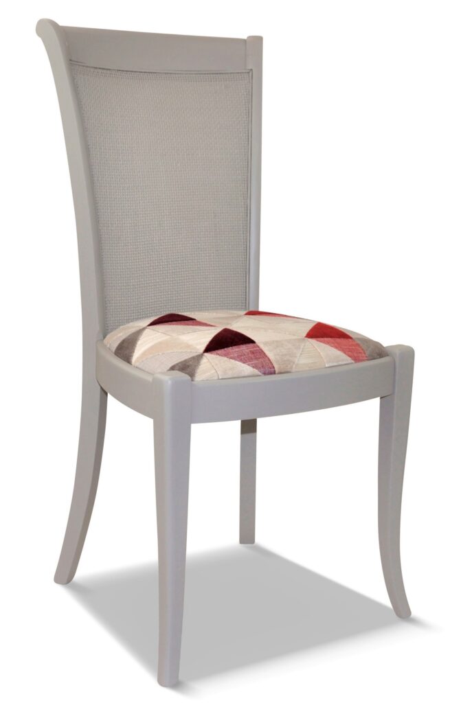 ISABELLE laque gris mode tissu floride rouge