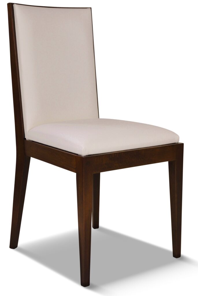 ALYSÉE wengé EH tissu skai blanc