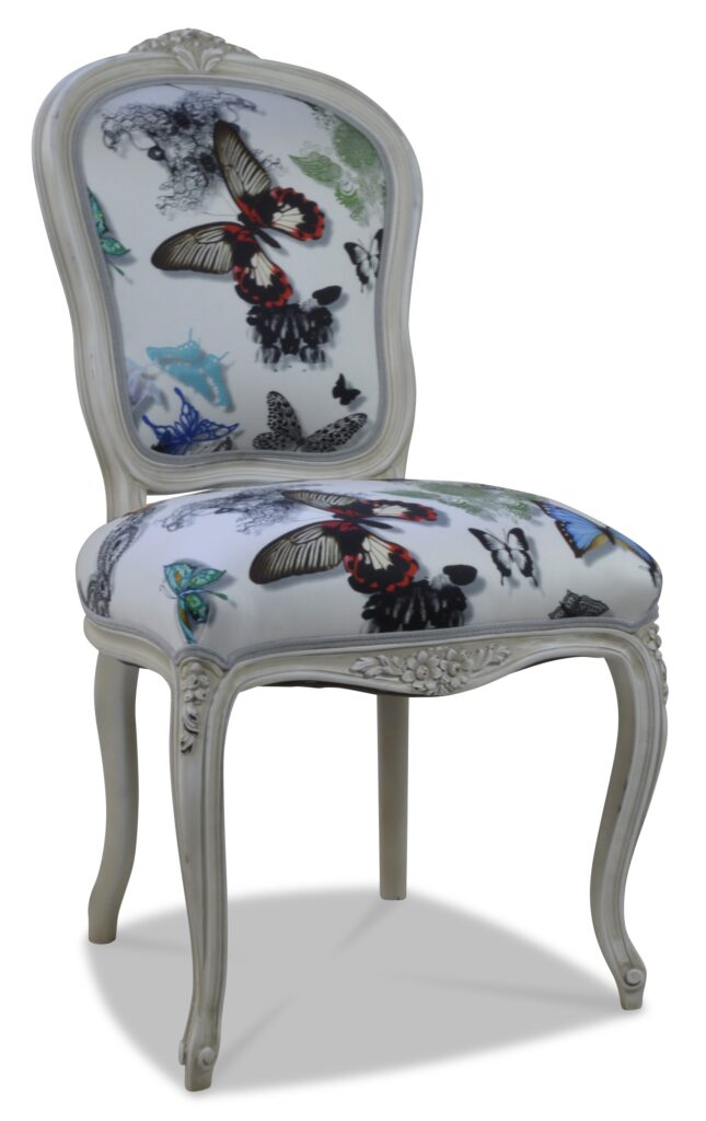 NOÉMIE laque blanc excellence tissu paillon blanc