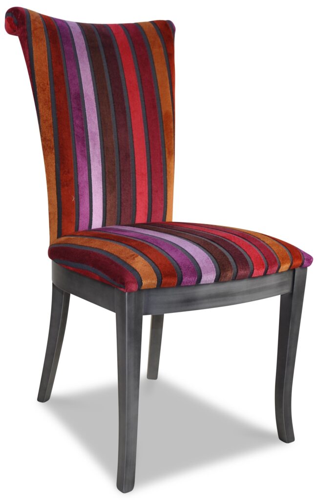 JULIE laque vieil argent tissu berlet pois