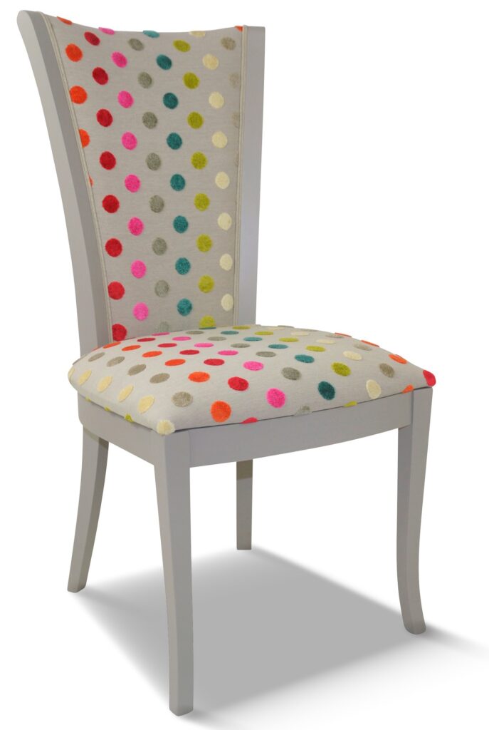 LOU laque gris mode tissu revue pois