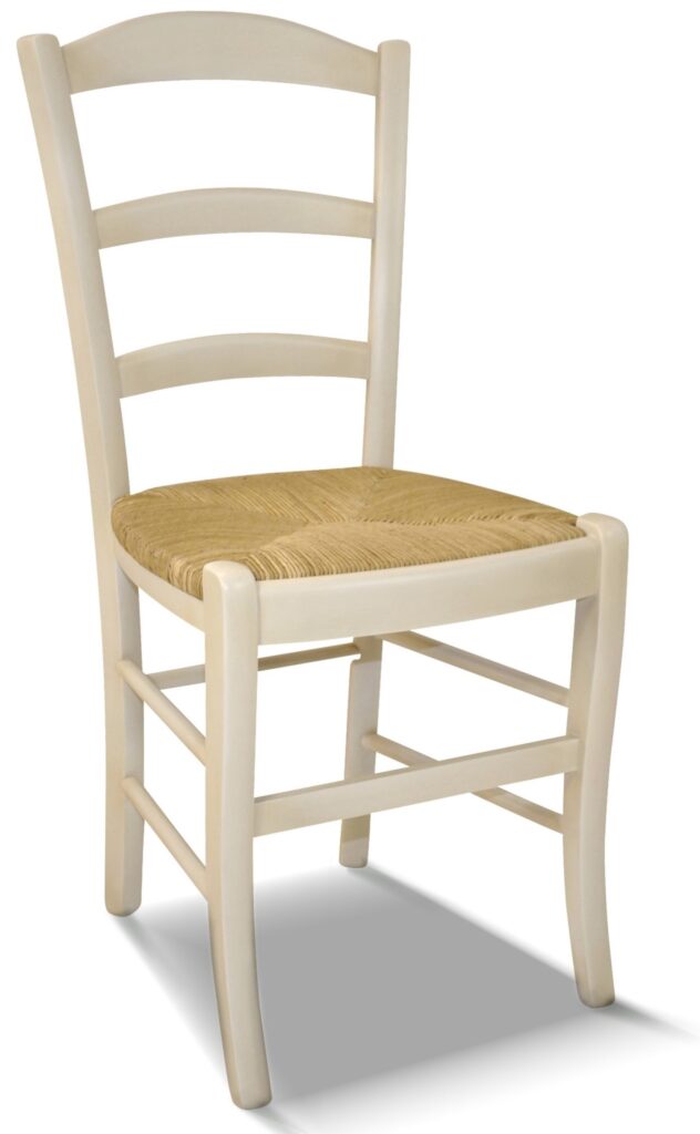 109 paille laque blanc patiné