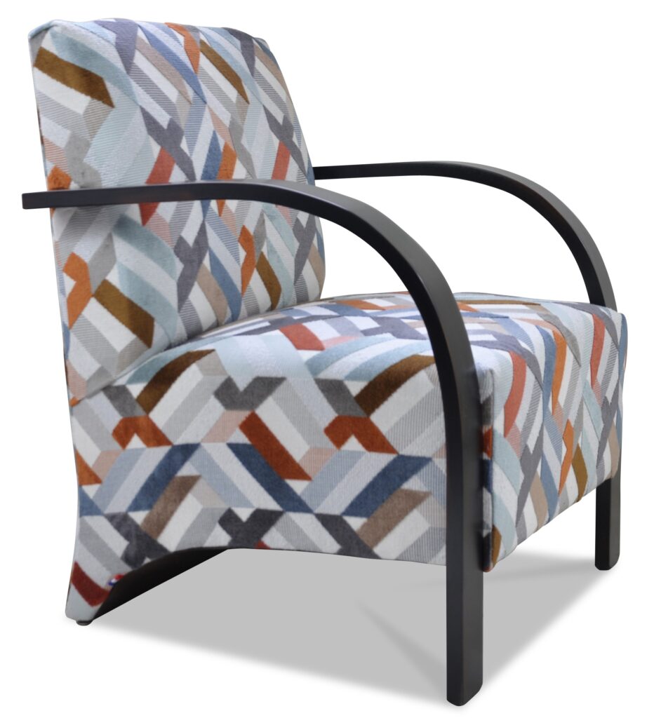 JOHAN laque noire tissu dulcis