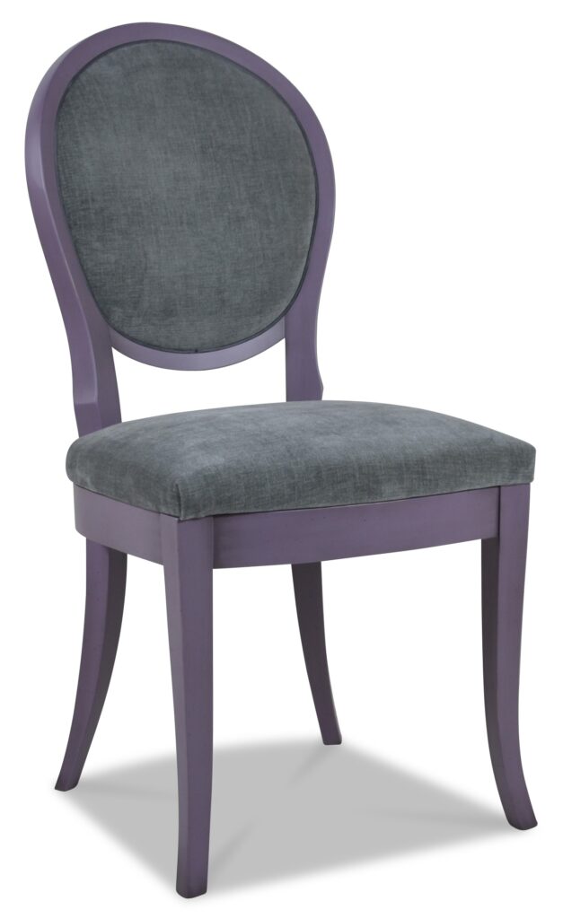 PAULINE laque violette tissu robber col 2