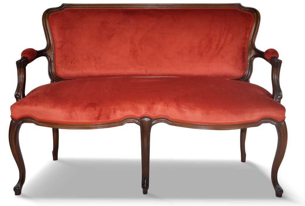 ÉDOUARD canapé 2 places teinte tissu brunei