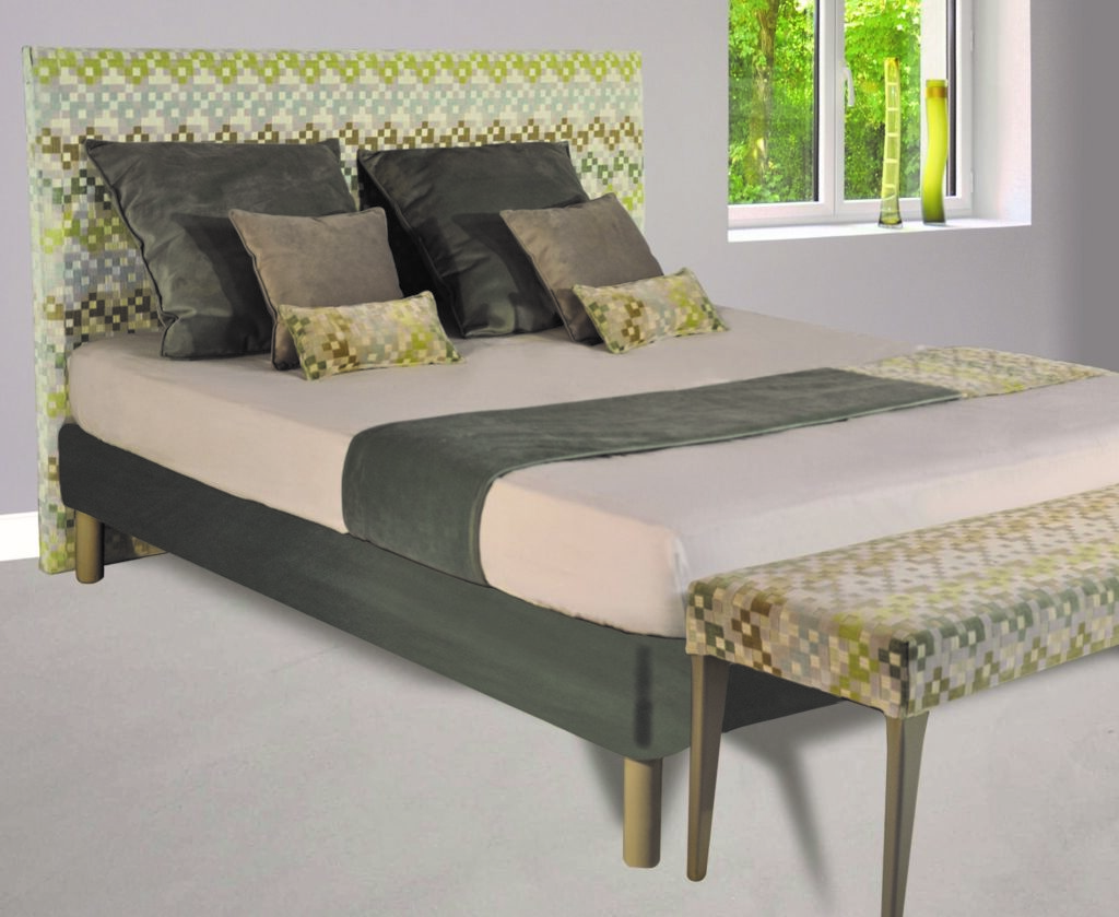 CONSTANCE 160cm tissu palm pastel