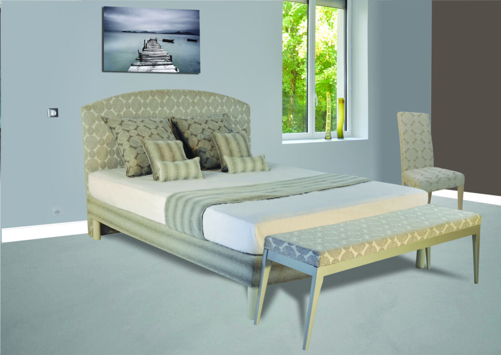 ensemble AGATHE 160cm tissus luna et nata