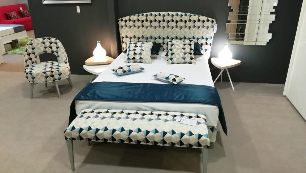 ensemble AGATHE tissu orlando bleu