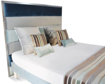 DAPHNÉE brunei tête de lit 180cm clair 40 hauteur 150cm