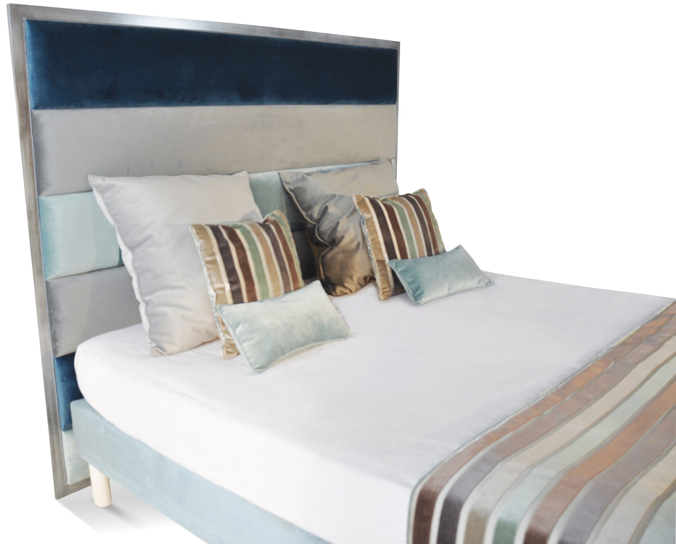 DAPHNÉE brunei tête de lit 180cm clair 40 hauteur 150cm