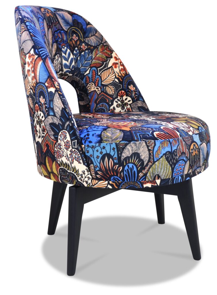 HUGO laque noire tissu josephine