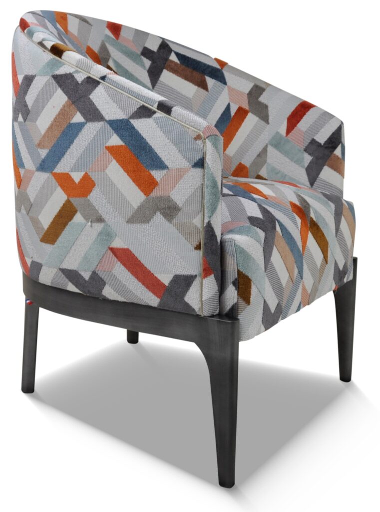 VICTOR laque vieil argent tissu dulcis