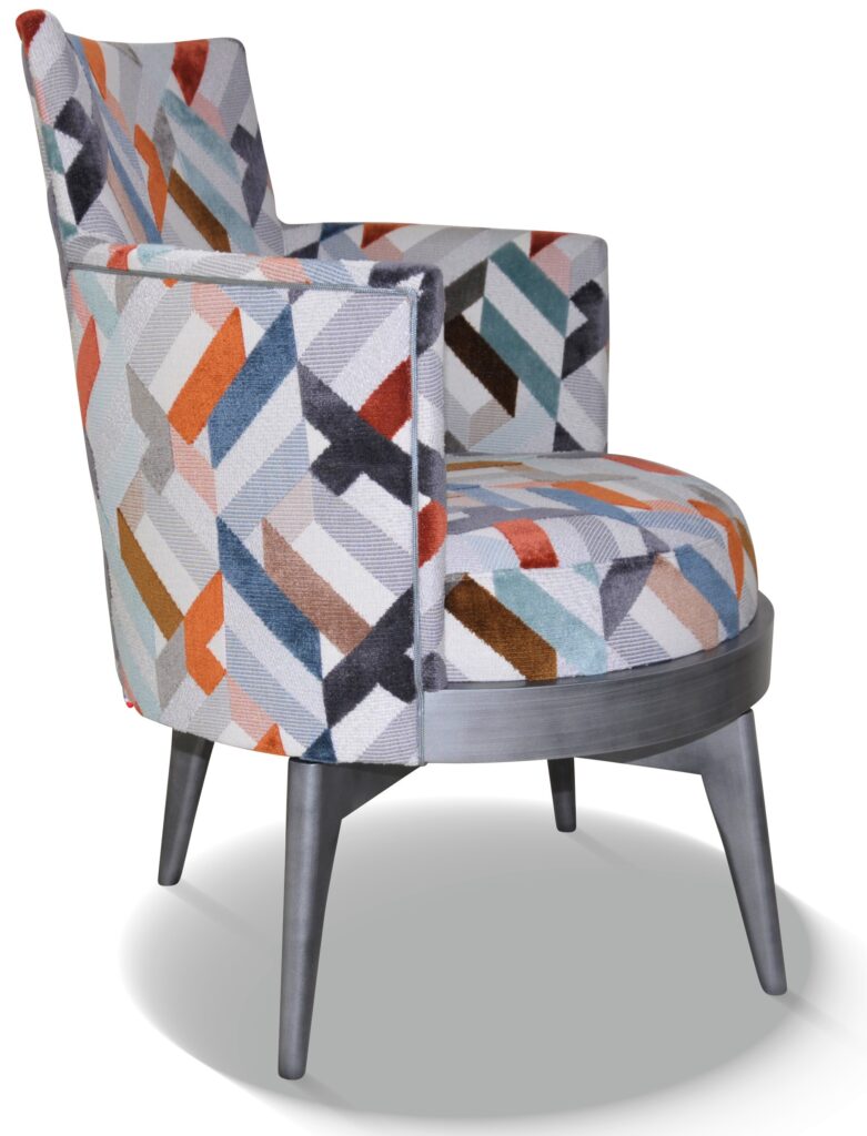 MATHIS laque vieil argent tissu dulcis