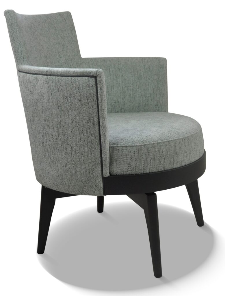 MATHIS laque anthracite tissu saima 16