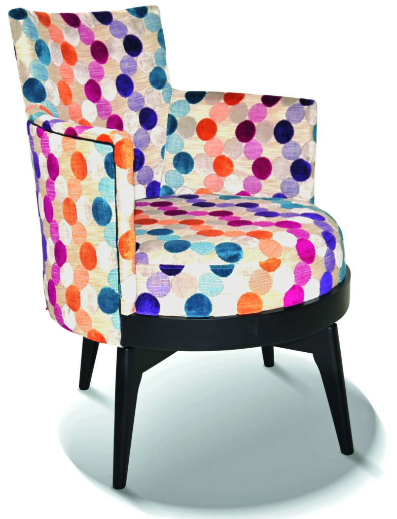 MATHIS laque noire tissu nevada