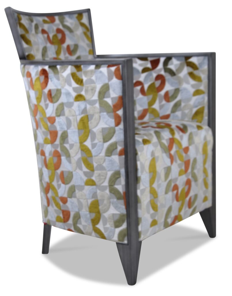 NATHAN laque vieil argent tissu minesso