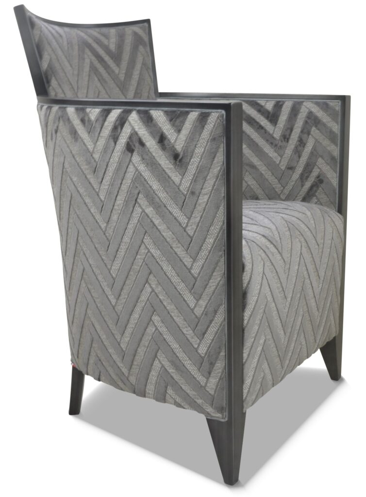 NATHAN laque vieil argent tissu daria