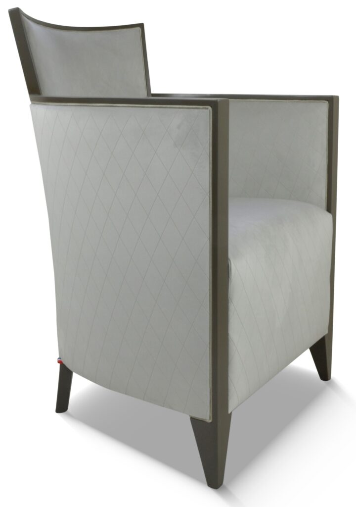 NATHAN laque taupe tissu rombo 02