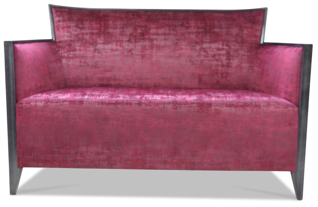 NATHAN canapé laque vieil argent tissu nagore 13