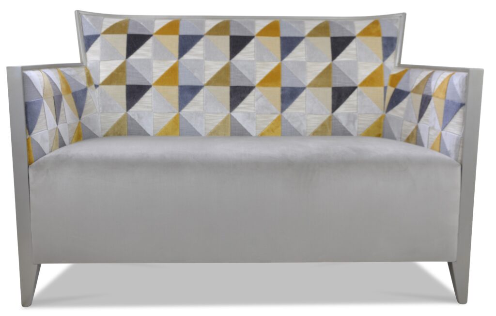 NATHAN laque gris mode tissu assise brueni 5 tout le reste floride jaune