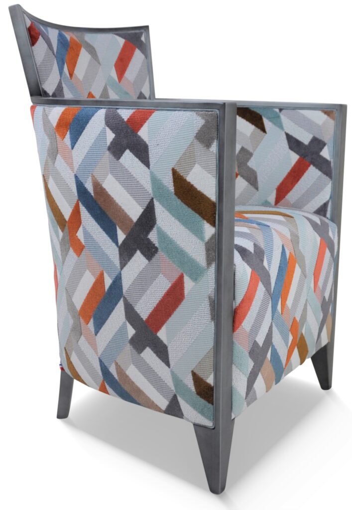 NATHAN laque vieil argent tissu dulcis