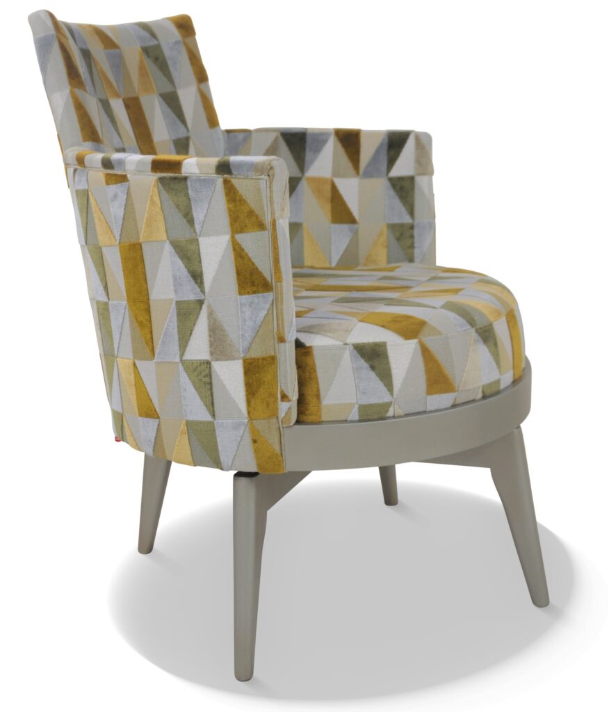 MATHIS laque étain tissu georgia