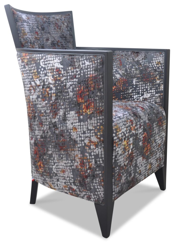 NATHAN laque anthracite tissu scintillant