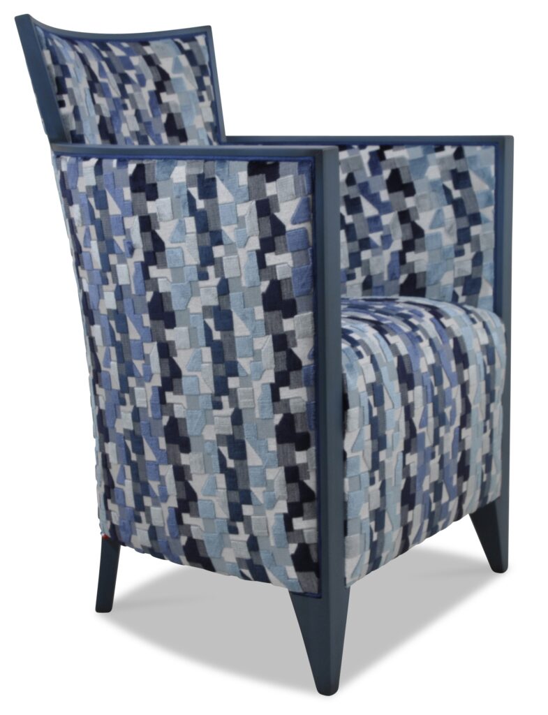 NATHAN aque bleu mode patiné tissu indiana bleu