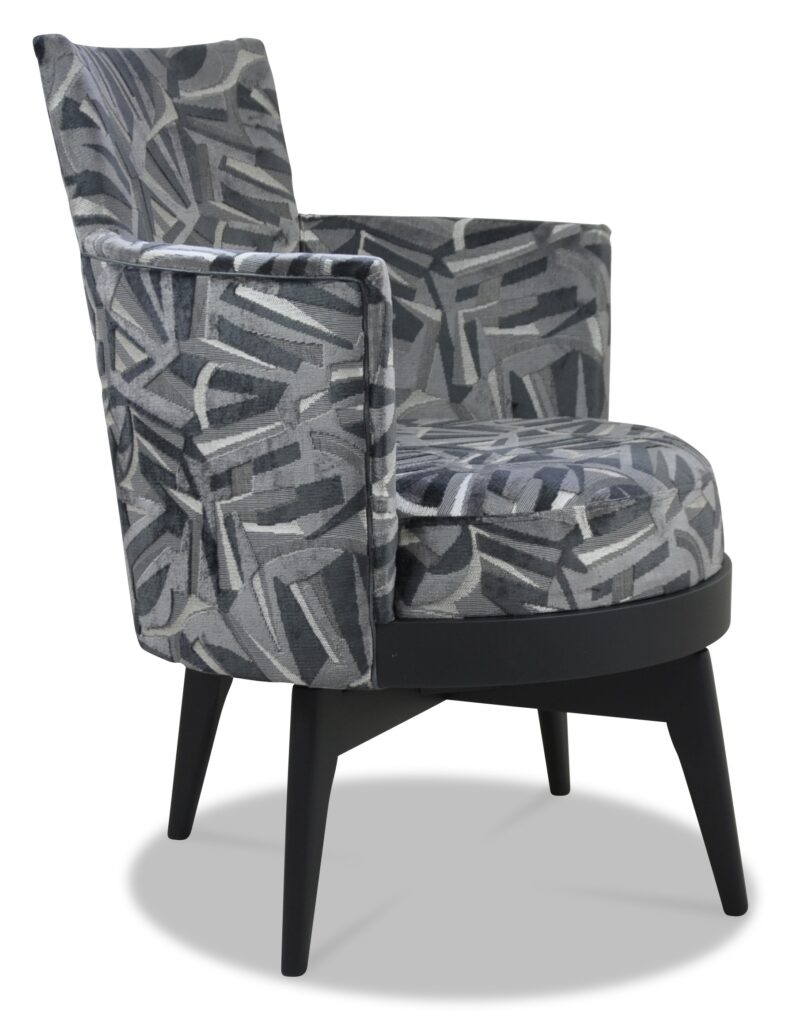 MATHIS laque anthracite tissu pampa