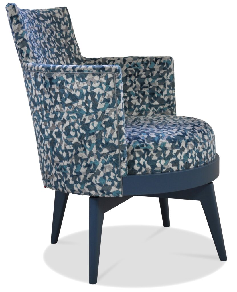 MATHIS laque bleu 3 tissu californie