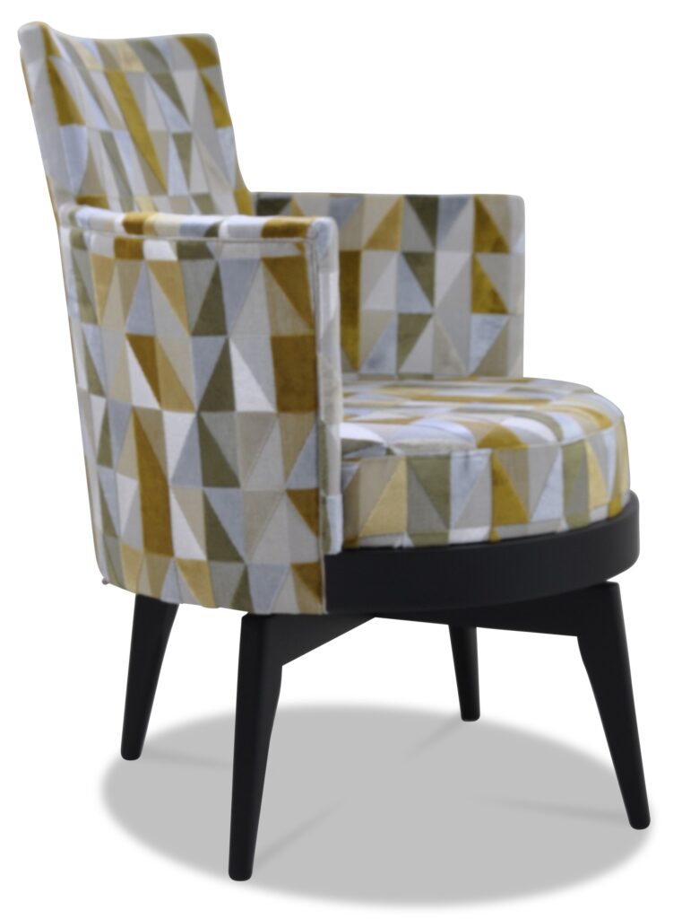 MATHIS laque noire tissu georgia