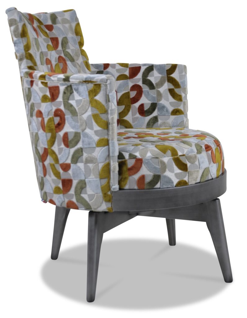 MATHIS laque vieil argent tissu minesso