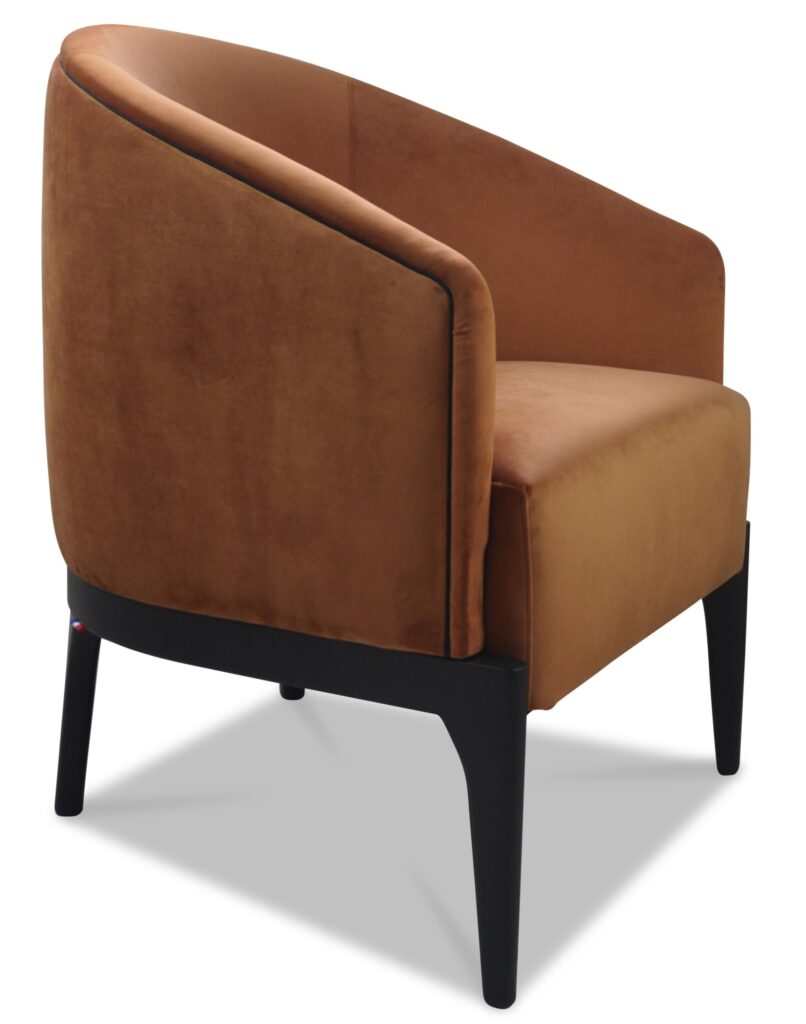 VICTOR laque noire tissu nagore col 15