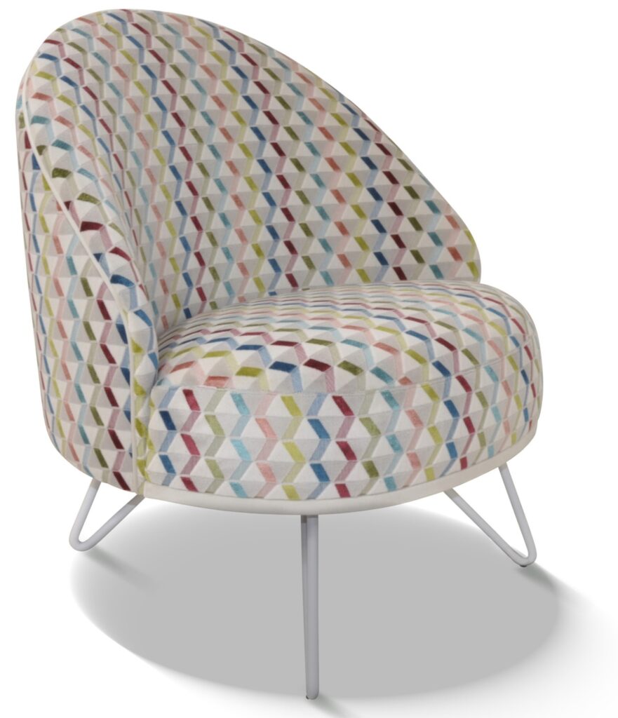 LÉA laque blanche tissu splendide blanc et brunei