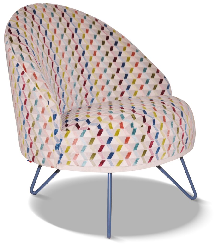 LÉA laque bleu tissu splendide blanc et brunei 7