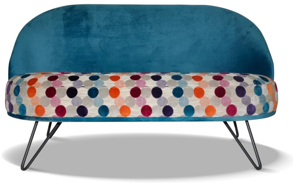 CANAPÉ LÉA laque gris mode tissu nevada et brunei 37