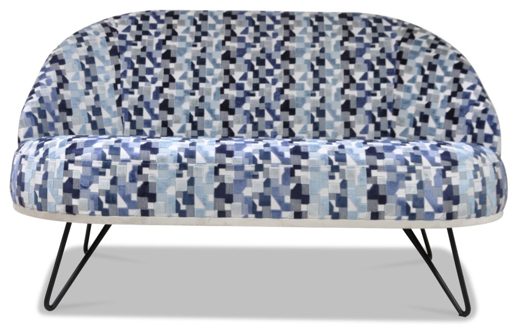 CANAPÉ LÉA laque noire tissus indiana bleu pp brunei 5