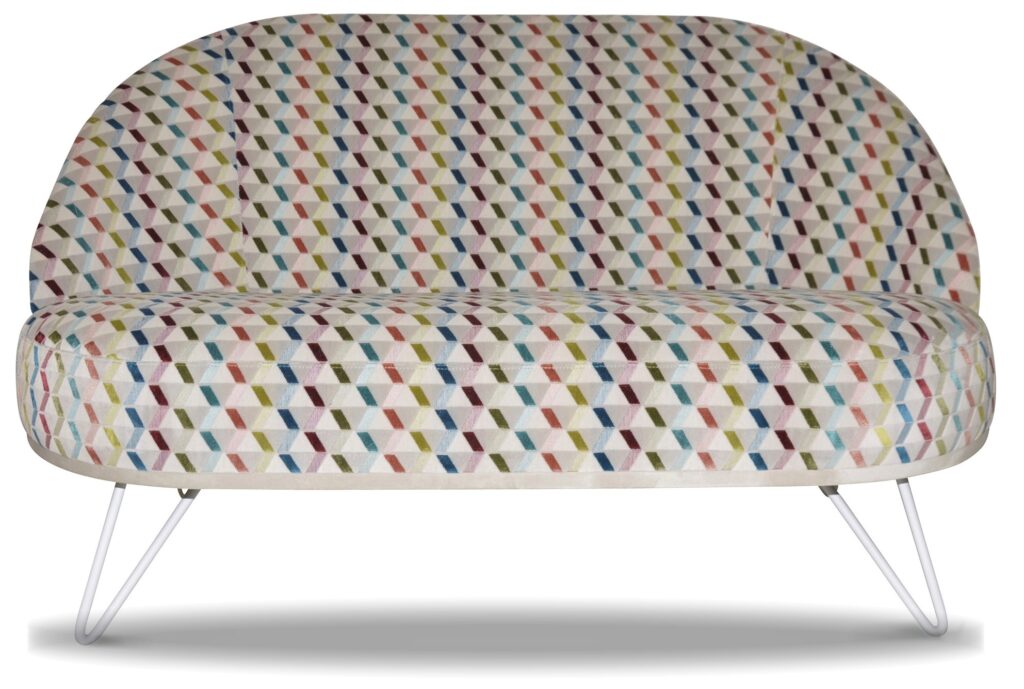 CANAPÉ LÉA laque blanche tissu splendide blanc et brunei 7