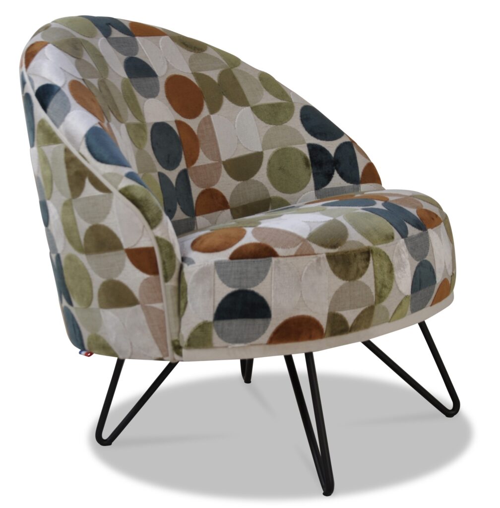 LÉA laque noire tissus orla , pp et socle brunei 6