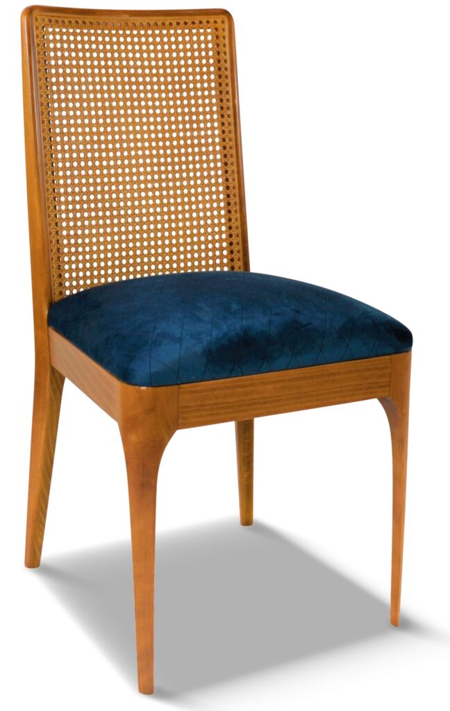 AUGUSTINE DOS CANNÉ teinte CH patiné tissu rombo 13