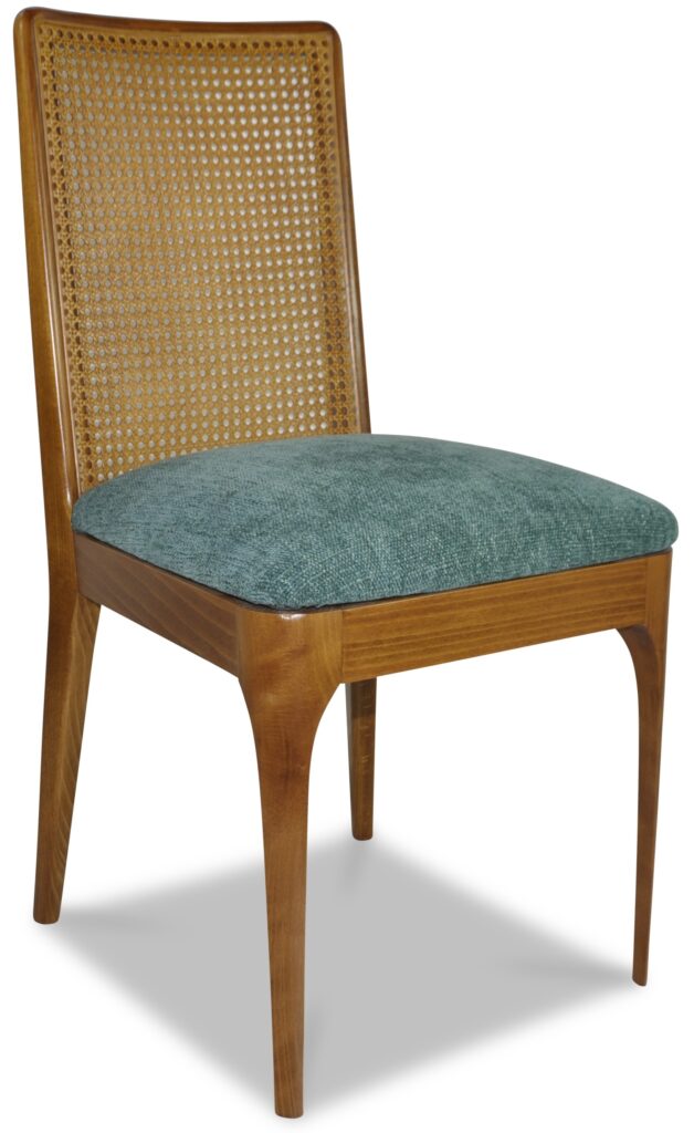 AUGUSTINE DOS CANNÉ CH patiné tissu saima 06