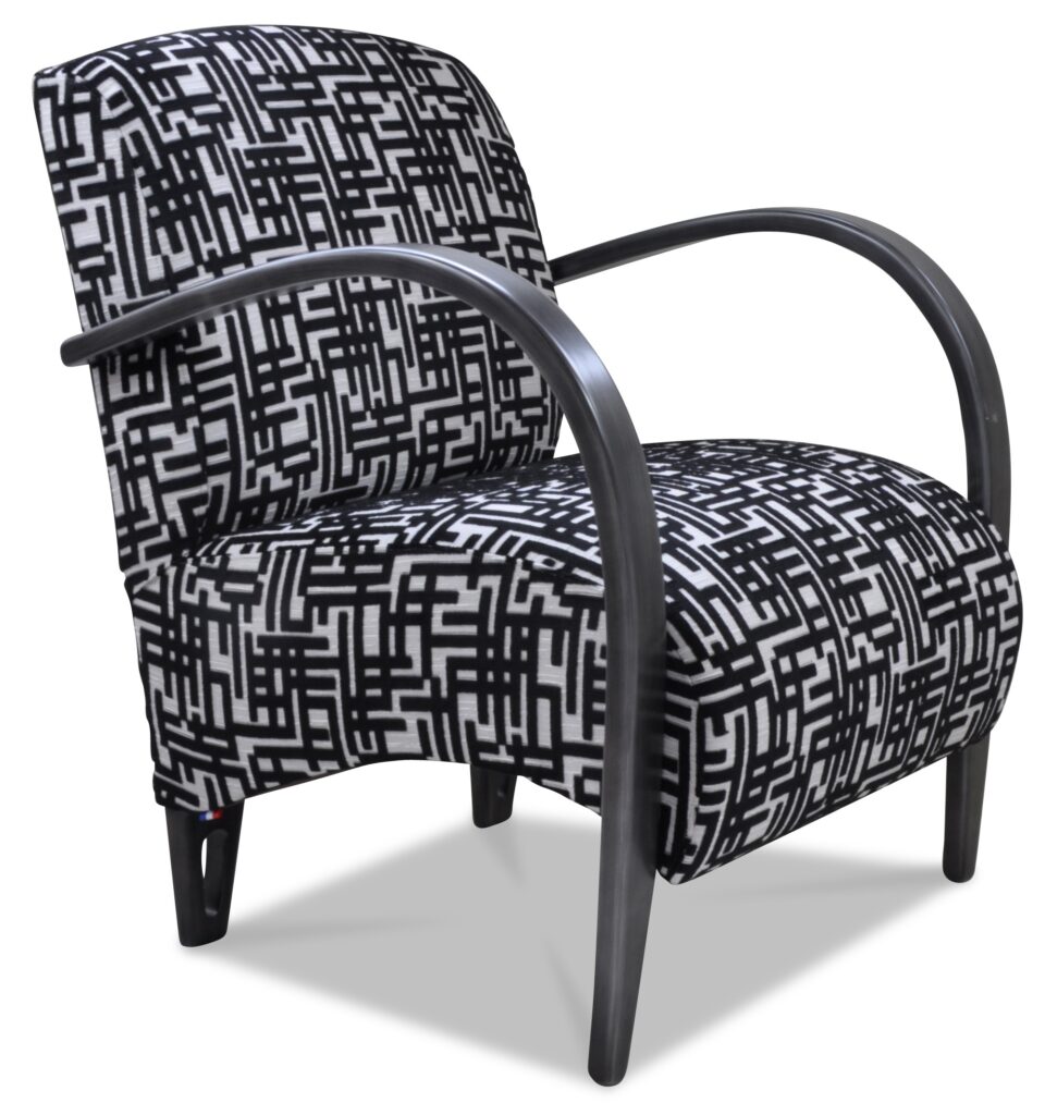 NIELS laque vieil argent tissu nymphe