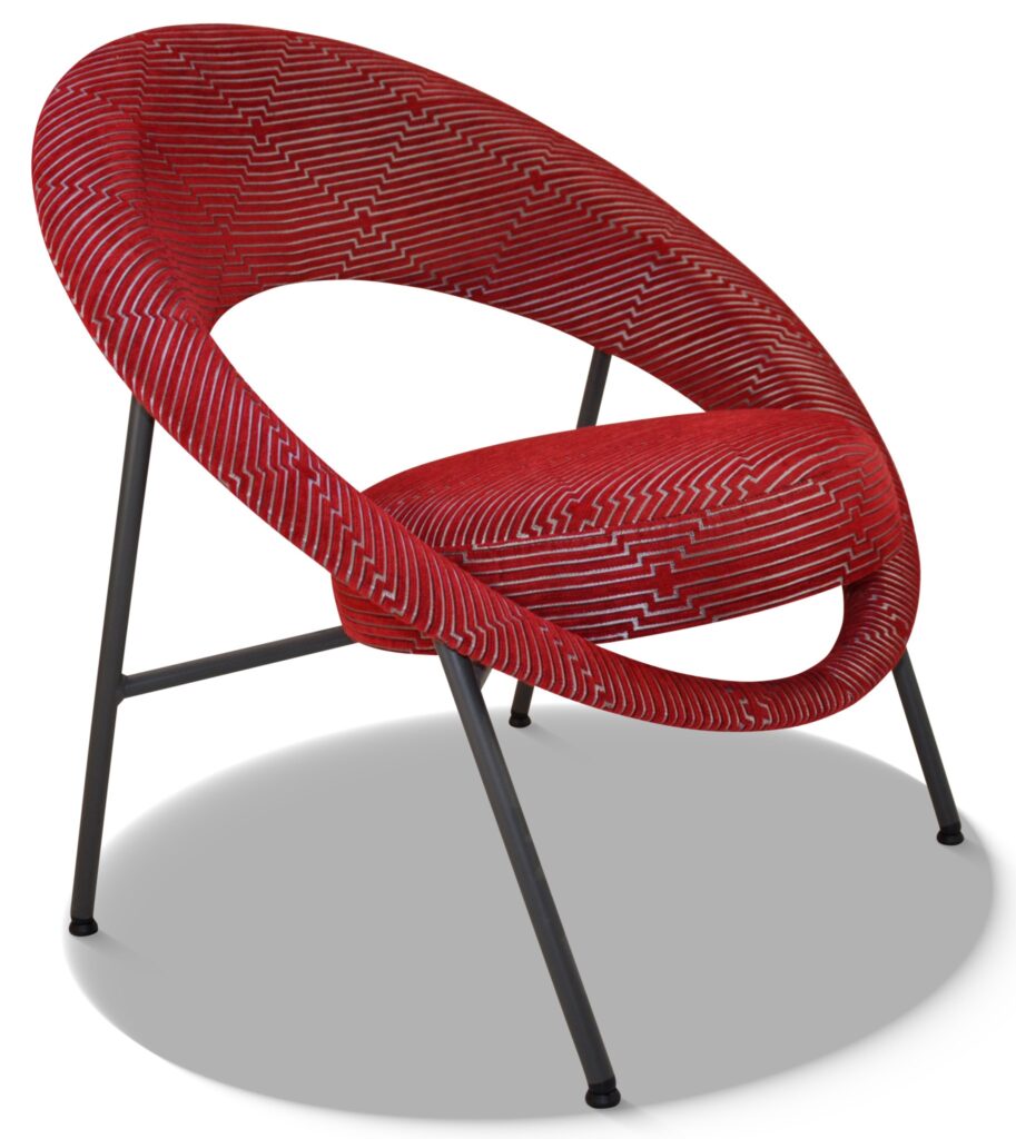 SATURN 71 laque noire tissu fraze