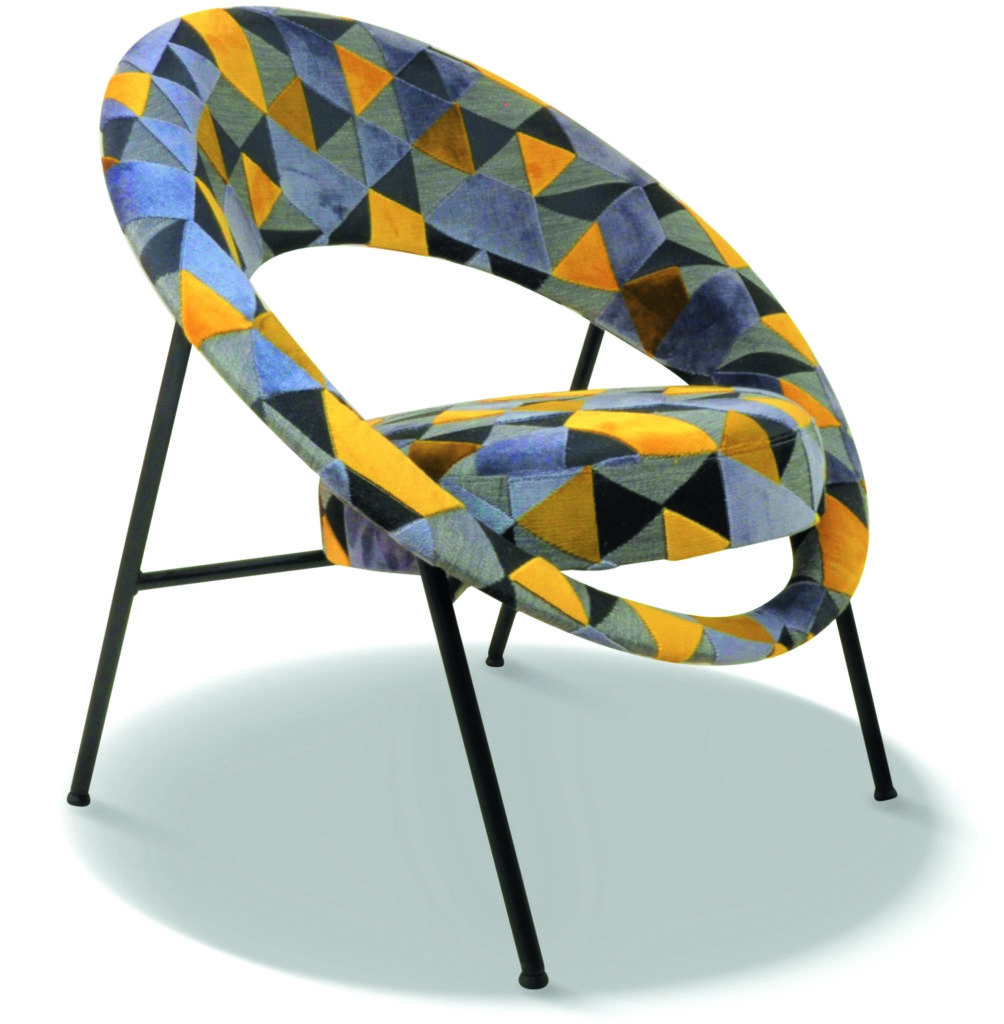 SATURN 71 laque noire tissu idaho